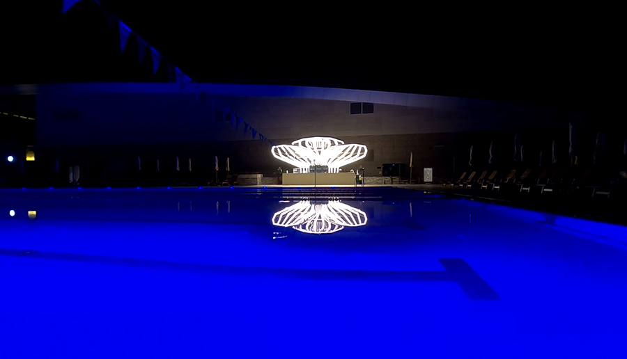 Swimming Pool Lighting - Stejarii Country Club