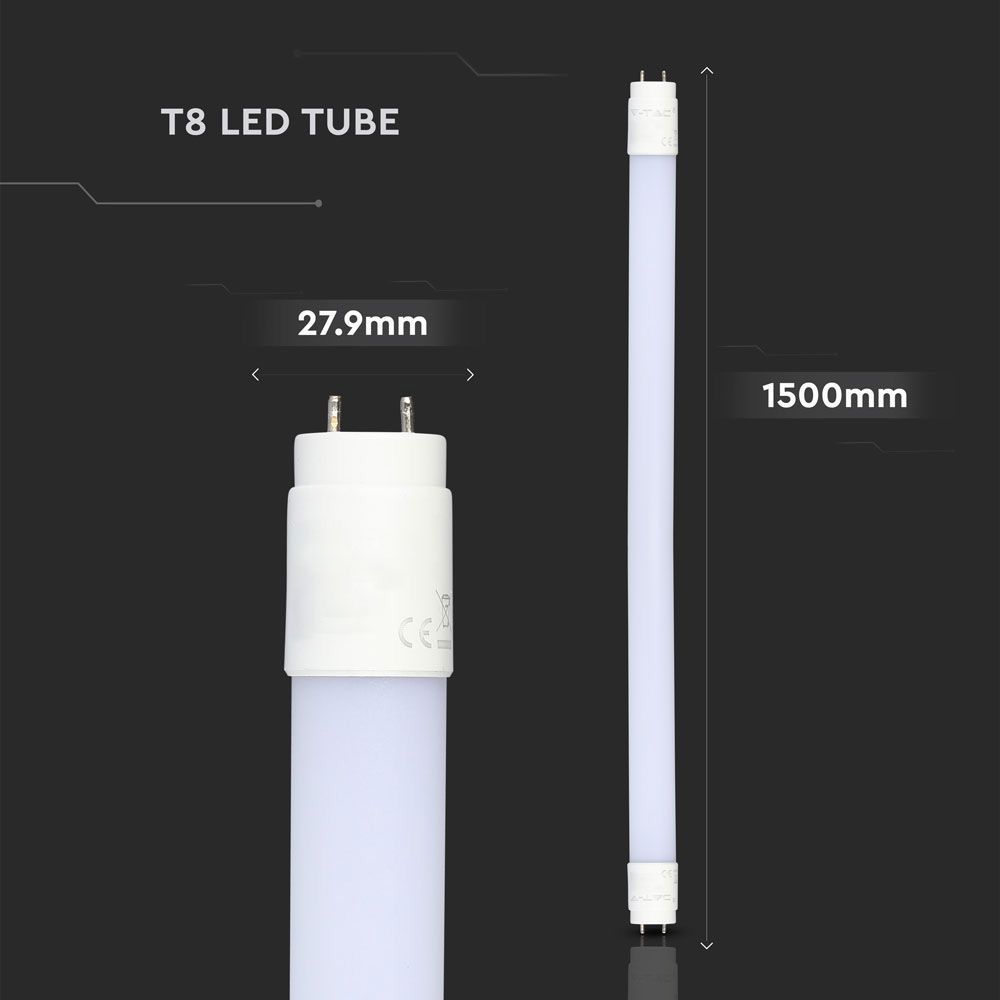 Tub LED T8, 22W, 150 cm, Nano Plastic, Non Rotativ 3000K