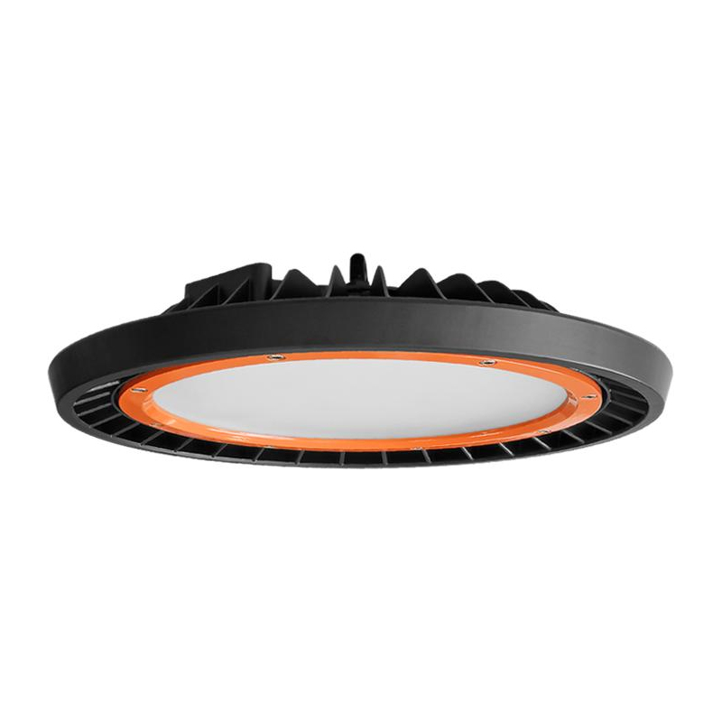 100W Proiector LED High Bay UFO Portocaliu, IP66, 5000K