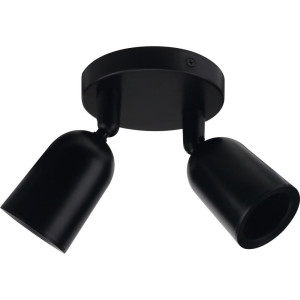 Corp Spot LED Negru, 2xGU10