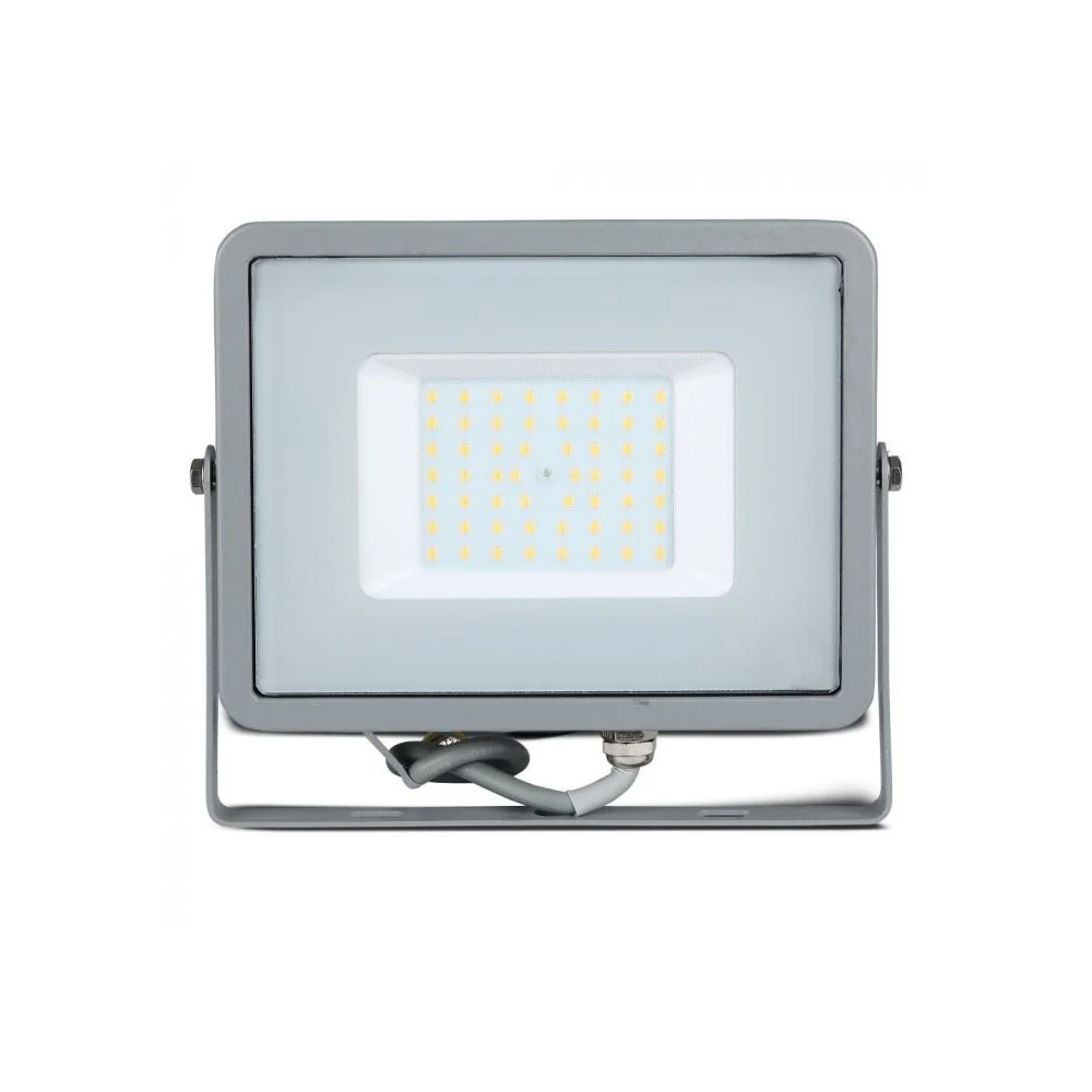 Proiector LED 50W, SMD, Corp Gri, Lumina Calda, CIP SAMSUNG