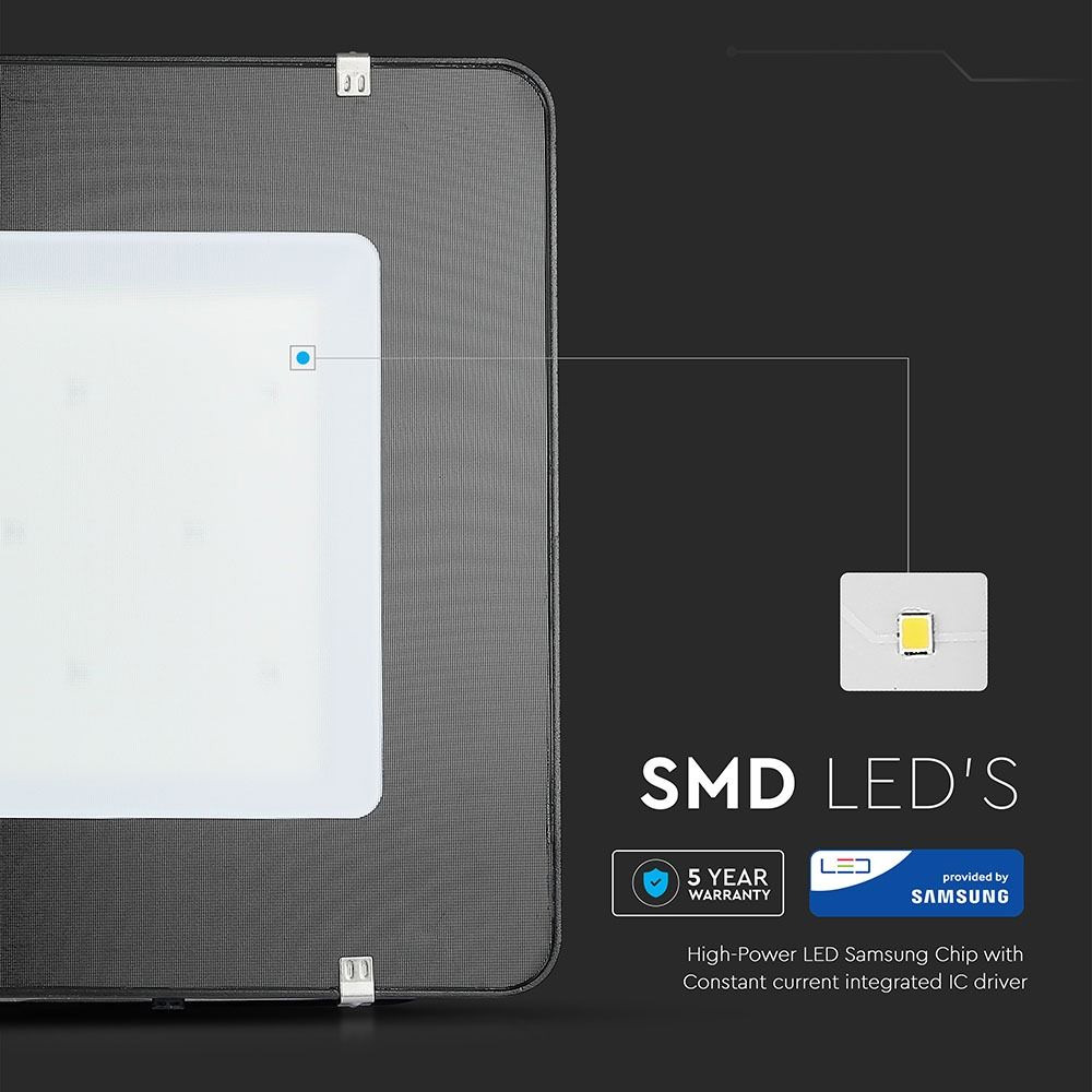 Proiector LED 500W, 120LM/W, Slim, Corp Negru, Lumina Naturala Cip SAMSUNG