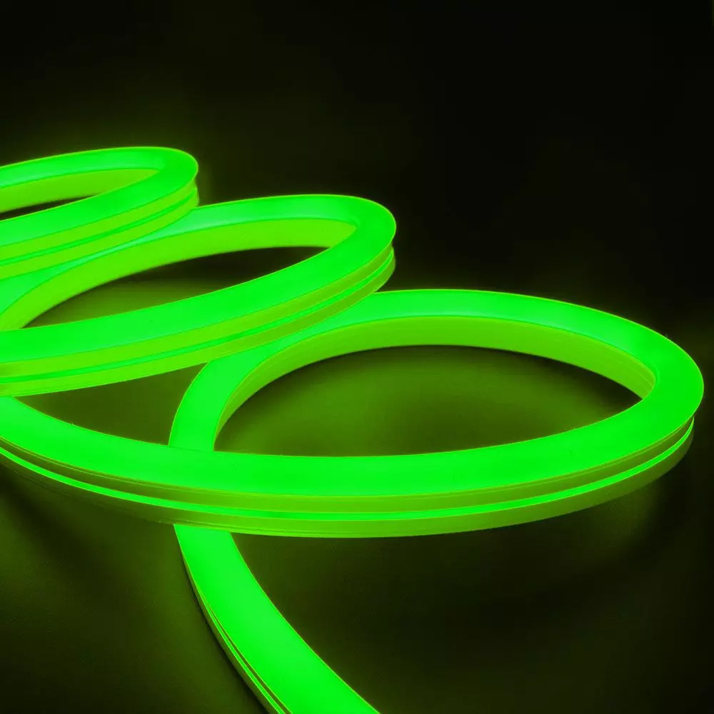 Neon Flex 6.5W, 24V, IP68, Lumina Verde