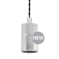 Suport Suspendat Madison, Bec E27, Culoare Silver, D50*H115mm, Lungime Cablu 2m