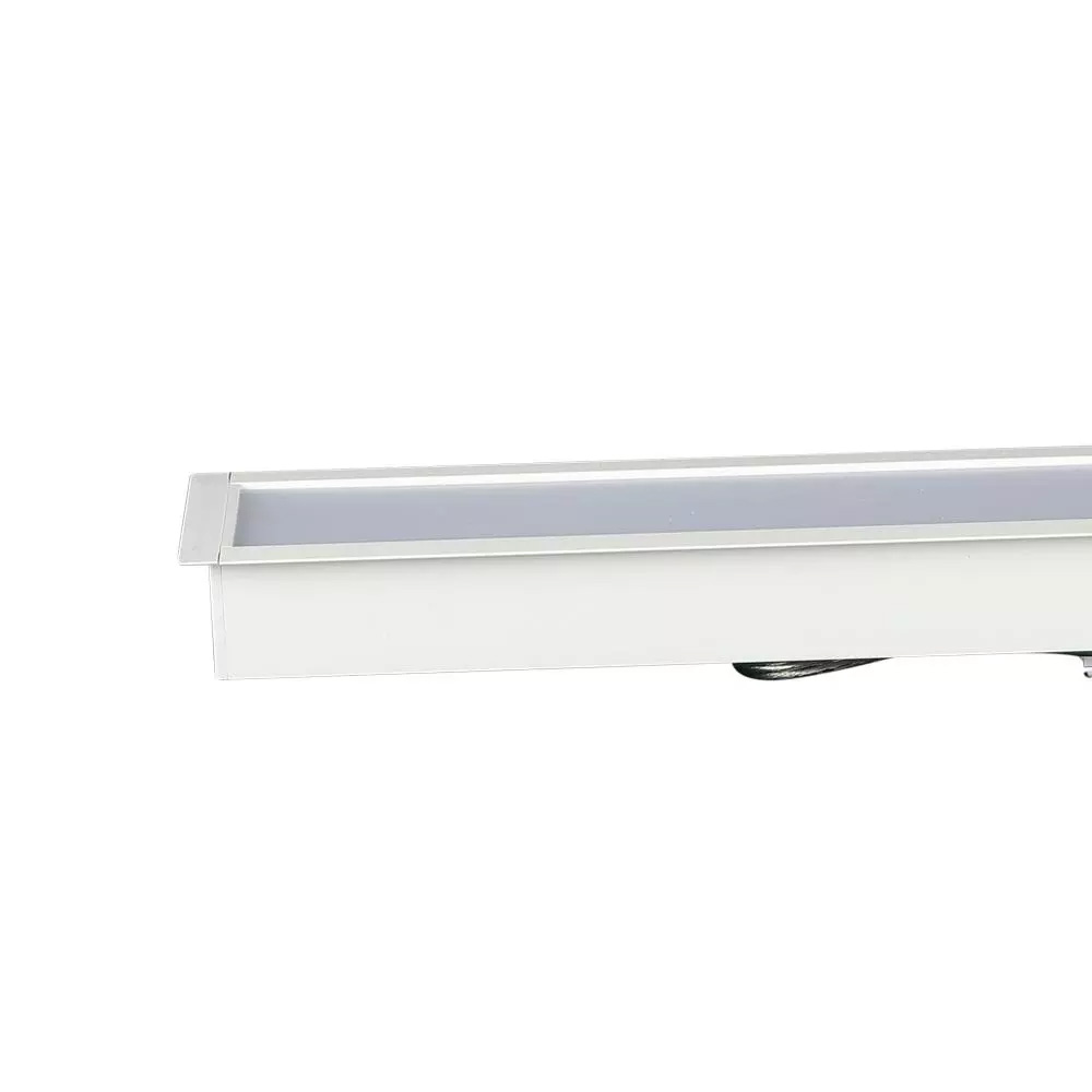 Lampa LED Lineara Cip Samsung 40W, Incastrata Corp Alb 4000K, W:70mm