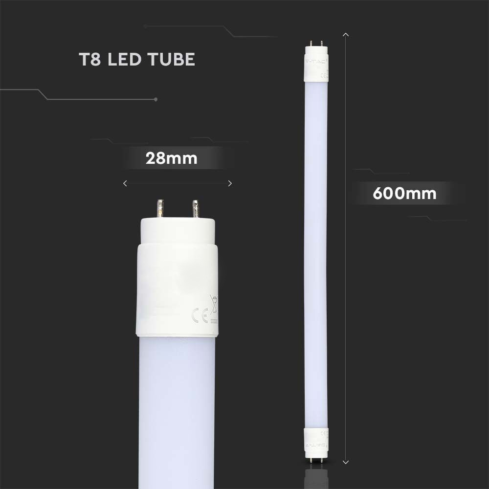 Tub LED T8, 9W, 60CM,Lumina Naturala (4000K)