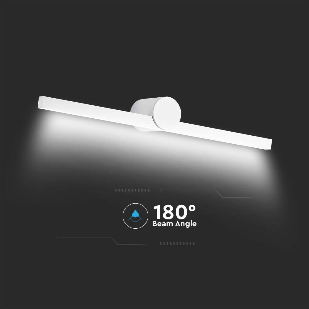 Lampa LED pentru Oglinda 10W, Lumina Naturala 4000K, Corp Alb