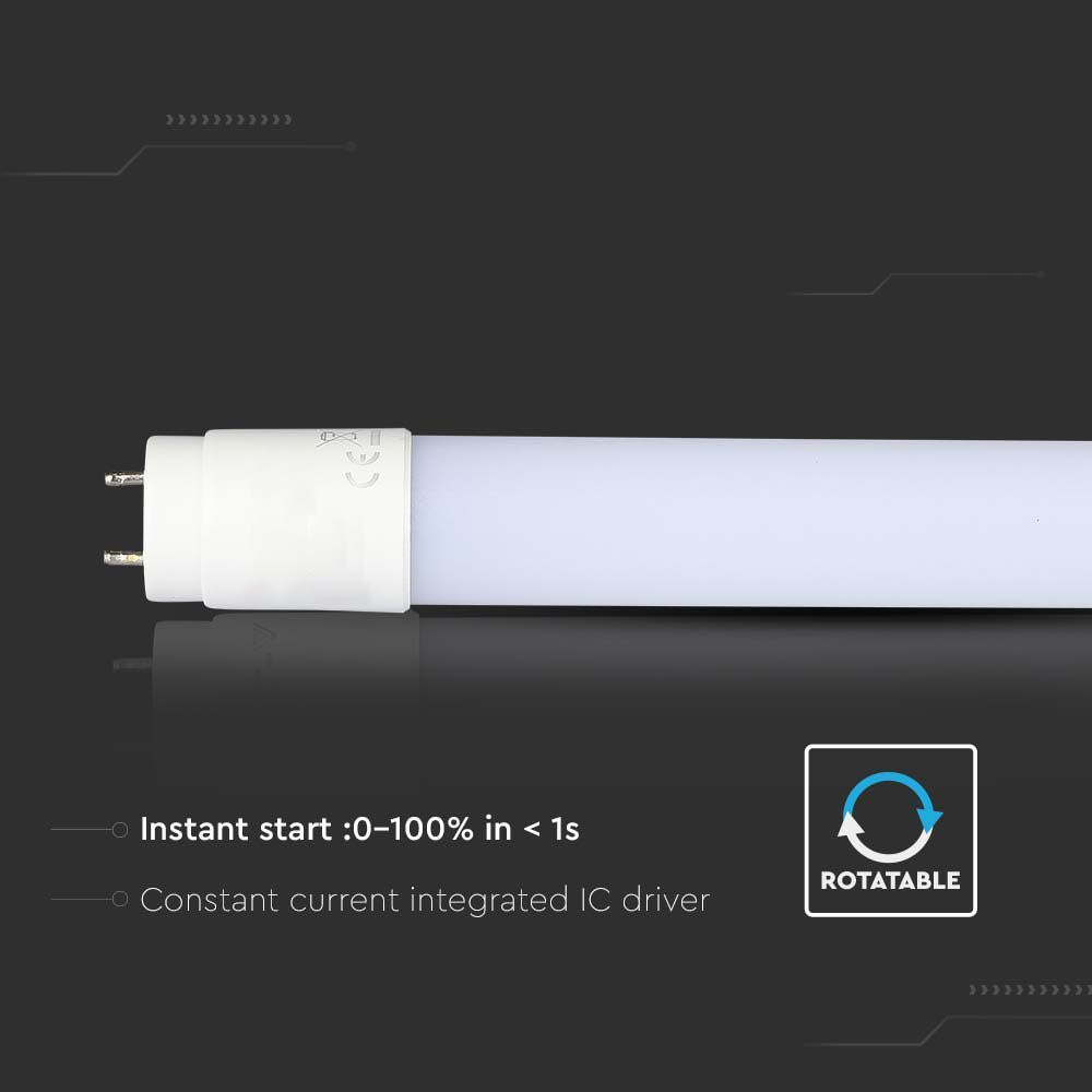 Tub LED T8 14W, 900mm, Nano Plastic, Rotativ, Lumina Naturala 4000K