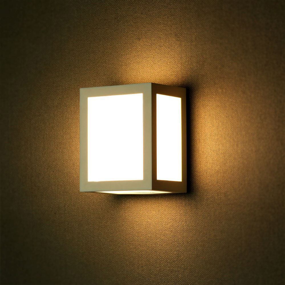 Lampa LED de Perete 12W, Corp Alb, Lumina Naturala (4200K) IP65
