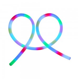 Neon Flexibil Rotund 360°, 25mm, 12W, MAGIC RGB, Rola 5 metri