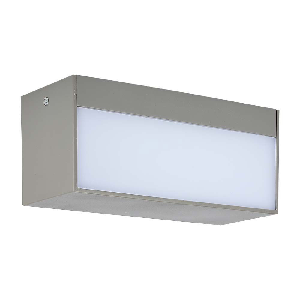 Lampa de Perete UP/DOWN Soft Light-Large 12W, Lumina Naturala 4200K, Corp Gri, IP65