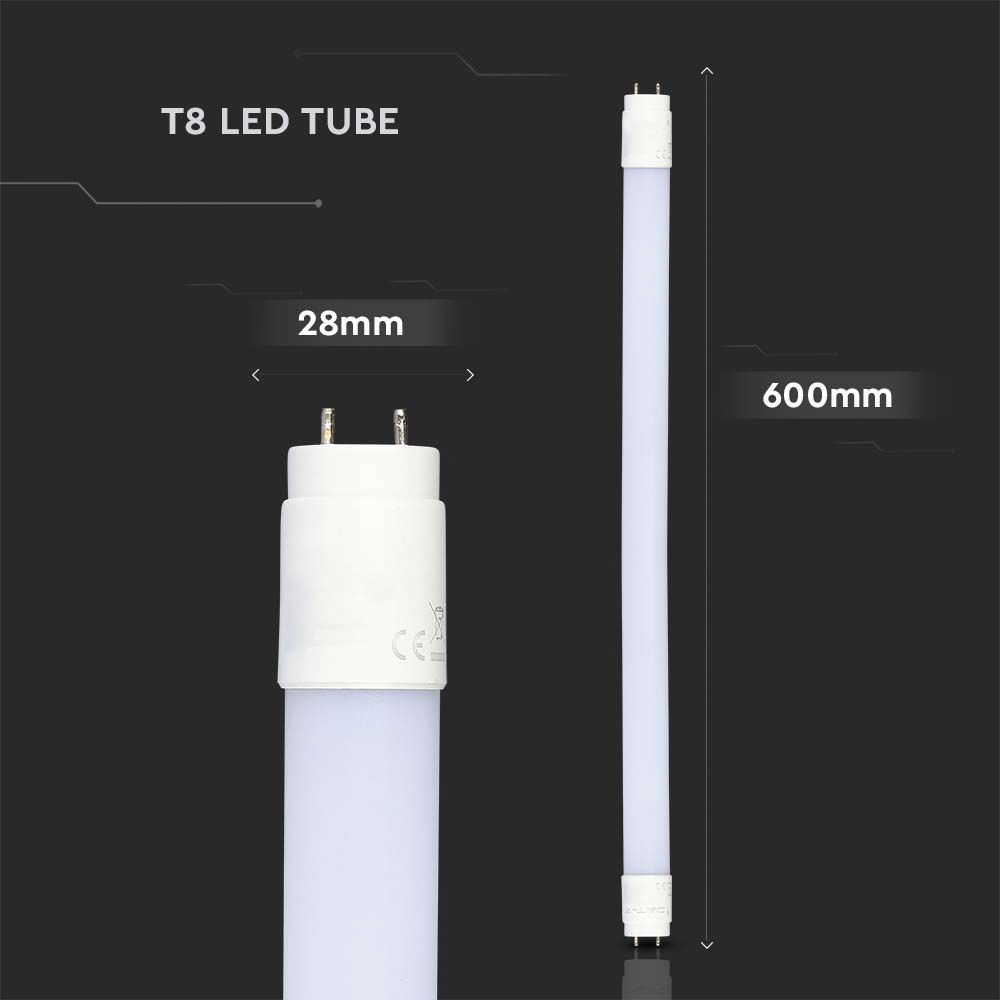 Tub LED T8, 7W, 60 cm, Nano Plastic, 65000K, G13
