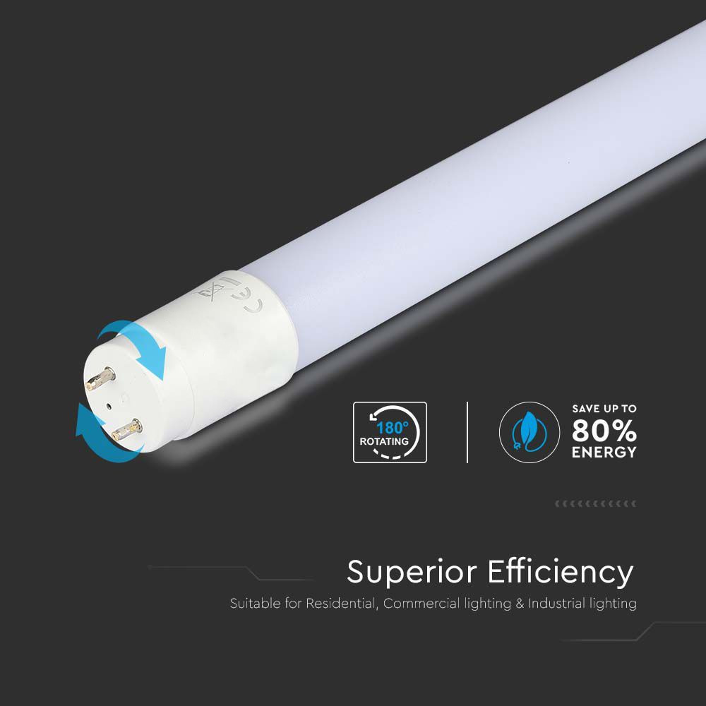 Tub LED Cip SAMSUNG 60cm, 9W, G13, Nano Plastic, Lumina Calda 3000K
