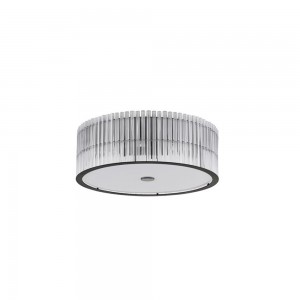 Corp de tavan LED G9, 6x5 Watt, 230V, IP20, Metal negru si sticla transparenta